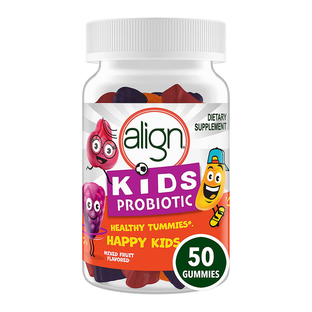 Align Kids Probiotic Digestive Health Mixed Fruit Flavor Gummies, 50 Ea